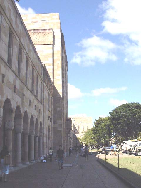 Back of the Building of T.C. Beirne School of Law University of Queensland