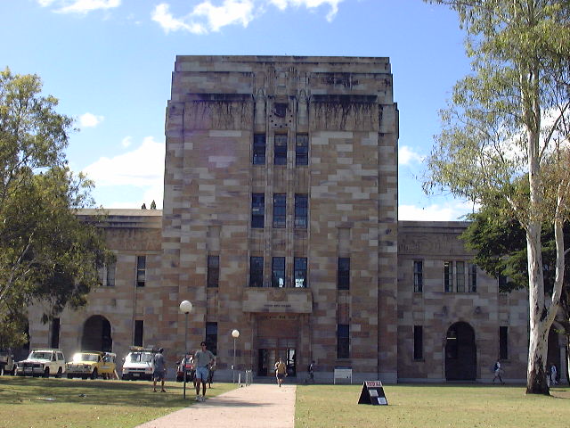Entrance of T.C. Beirne School of Law University of Queensland