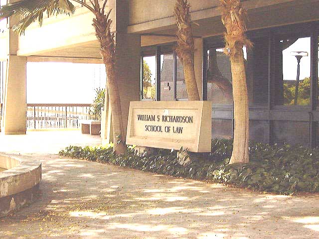 Entrance of William S. Richardson School of Law University of Hawai'i at Manoa